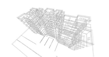 minimal geometrik mimari binalar tasarımı