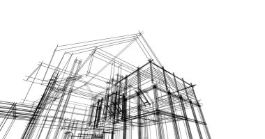 minimal geometrik mimari binalar tasarımı