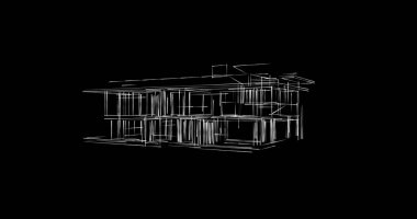 minimal geometrik şekiller, mimari çizgiler