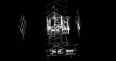 minimal geometrik şekiller, mimari çizgiler