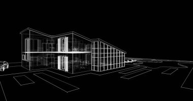 minimal geometrik şekiller, mimari çizgiler