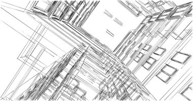 minimal geometrik mimari binalar tasarımı