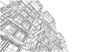 minimal geometrik mimari binalar tasarımı