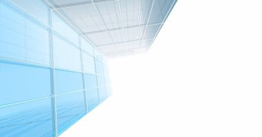 Soyut mimari çekim, cepheli dijital duvar kağıdı