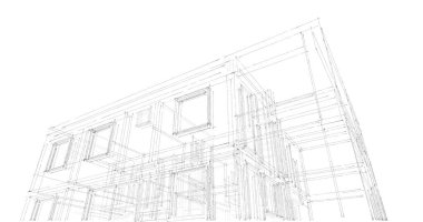 Geometrik mimari binalar tasarımı