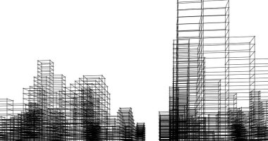 eskiz sanat geometrik mimari binalar tasarımı