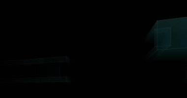 minimal çizim sanatı, geometrik mimari binalar tasarımı