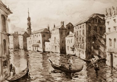 Arkaplanda mimari bina 3d illüstrasyon