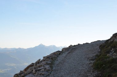 Dağların manzarası, doğa arkaplanı