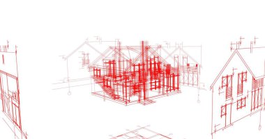 minimal geometrik şekiller, mimari çizgiler