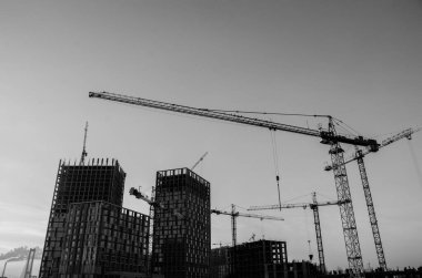 soyut mimari arka plan, bina inşaatı