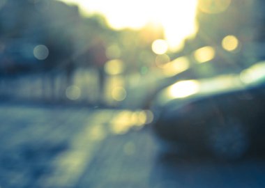 Bulanık şehir manzarası, soyut arkaplan 