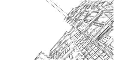 minimal geometrik mimari binalar tasarımı