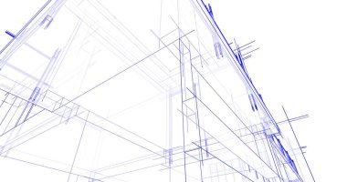 minimal geometrik şekiller, mimari çizgiler