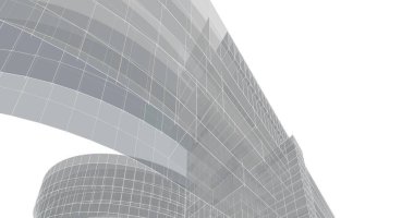 Geometrik mimari binalar tasarımı