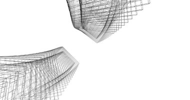 minimal geometrik şekiller, mimari çizgiler