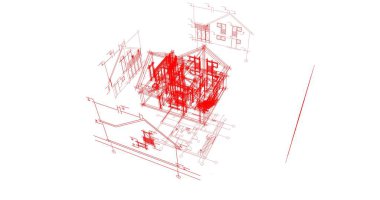 minimal geometrik şekiller, mimari çizgiler