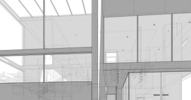 minimal geometrik mimari binalar tasarımı