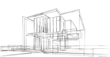 Geometrik mimari binalar tasarımı