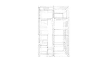 Geometrik mimari binalar tasarımı