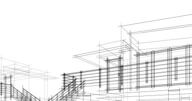 minimal geometrik mimari binalar tasarımı