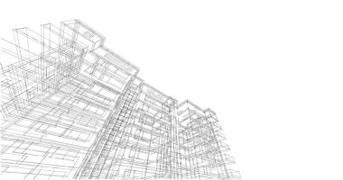 minimal geometrik mimari binalar tasarımı