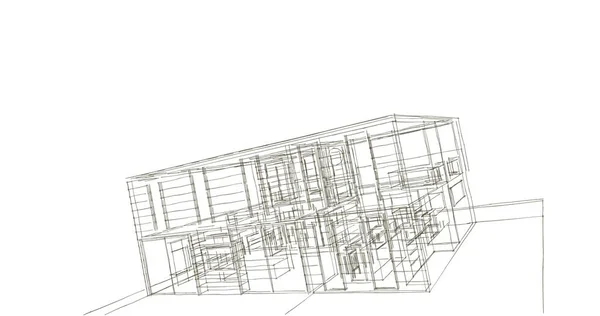 Абстрактный Архитектурный Дизайн Обоев Цифровой Концепт Фон — стоковое фото