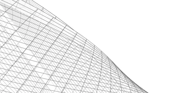 Абстрактный Архитектурный Дизайн Обоев Цифровой Концепт Фон — стоковое фото
