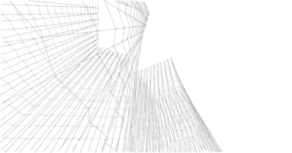 Абстрактный Архитектурный Дизайн Обоев Цифровой Концепт Фон — стоковое фото
