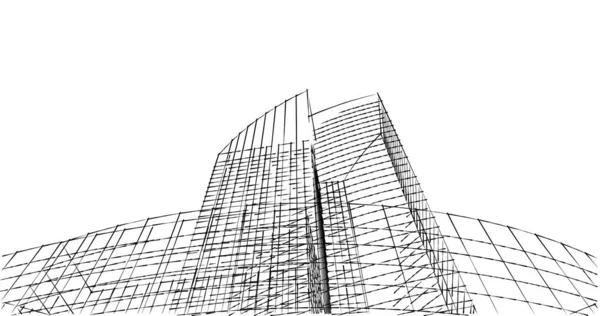 Абстрактный Архитектурный Дизайн Обоев Цифровой Концепт Фон — стоковое фото