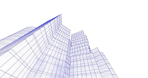 Абстрактный Архитектурный Дизайн Обоев Цифровой Концепт Фон — стоковое фото