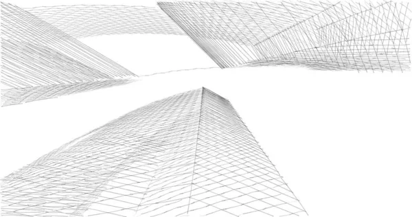 Абстрактный Архитектурный Дизайн Обоев Цифровой Концепт Фон — стоковое фото