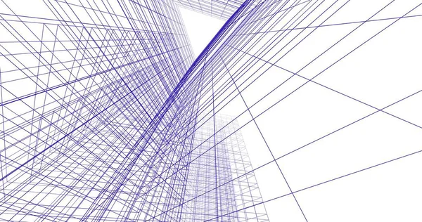 Абстрактный Архитектурный Дизайн Обоев Цифровой Концепт Фон — стоковое фото
