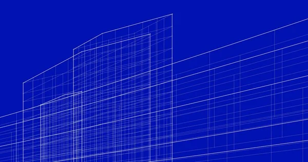 Абстрактный Архитектурный Дизайн Обоев Цифровой Концепт Фон — стоковое фото