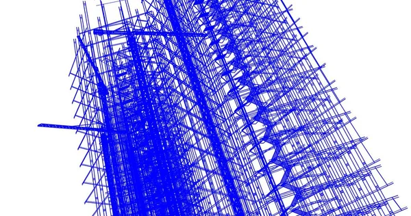 Абстрактный Архитектурный Дизайн Обоев Цифровой Концепт Фон — стоковое фото