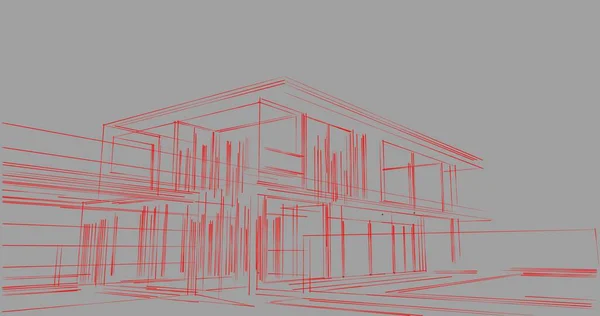 Абстрактный Архитектурный Дизайн Обоев Цифровой Концепт Фон — стоковое фото