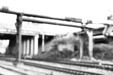 Bulanık şehir. Renkli soyut arkaplan