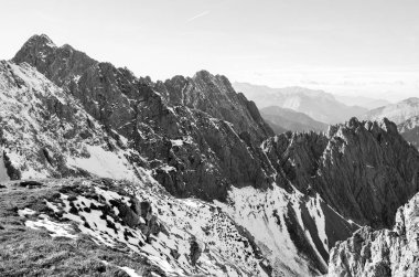 Dağların manzarası, doğa arkaplanı