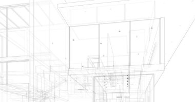 minimal geometrik mimari binalar tasarımı