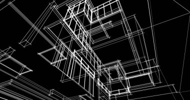 Geometrik mimari binalar tasarımı