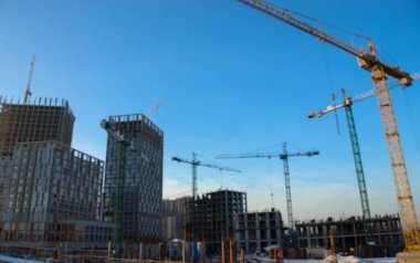 soyut mimari arka plan, bina inşaatı