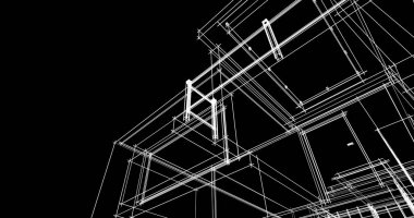 Geometrik mimari binalar tasarımı