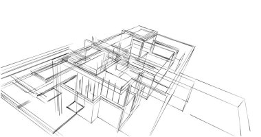 Geometrik mimari binalar tasarımı