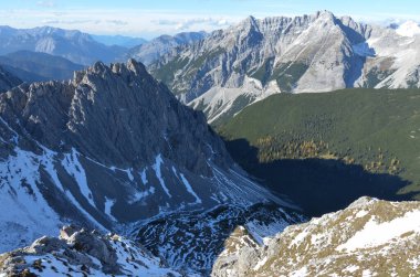 Dağların manzarası, doğa arkaplanı