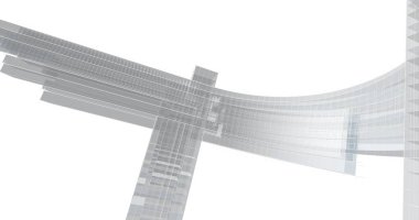 Geometrik mimari binalar tasarımı