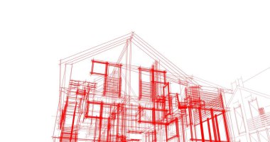 minimal geometrik şekiller, mimari çizgiler