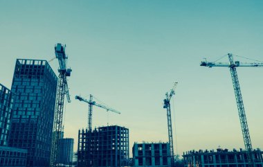 soyut mimari arka plan, bina inşaatı