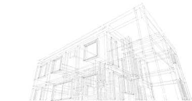 Geometrik mimari binalar tasarımı