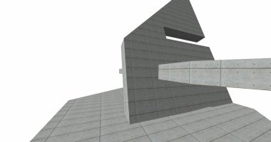 minimal geometrik şekiller, mimari çizgiler