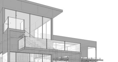 minimal geometrik mimari binalar tasarımı